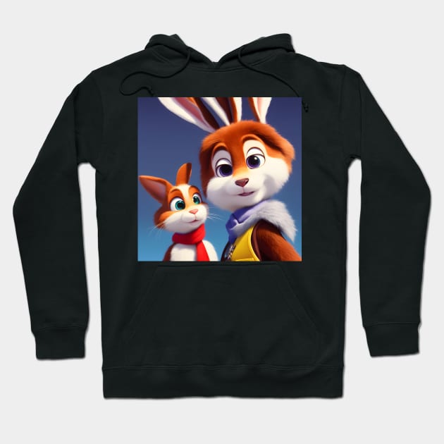 RABBIT Hoodie by S-DESIGNS-S